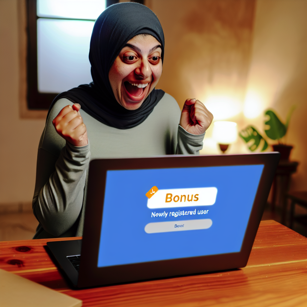 新規登録者がボーナスを受け取る。