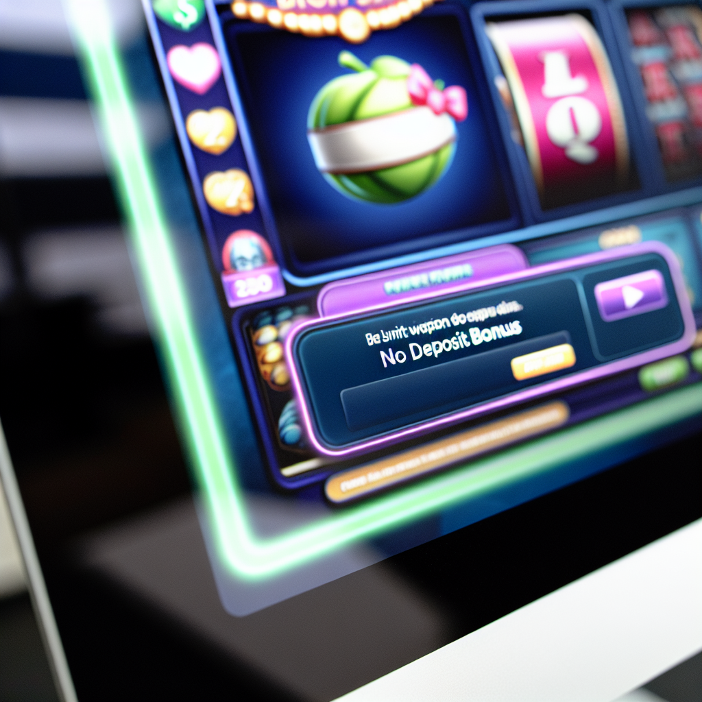 「パソコン画面にカジノゲーム、入金不要ボーナス。」