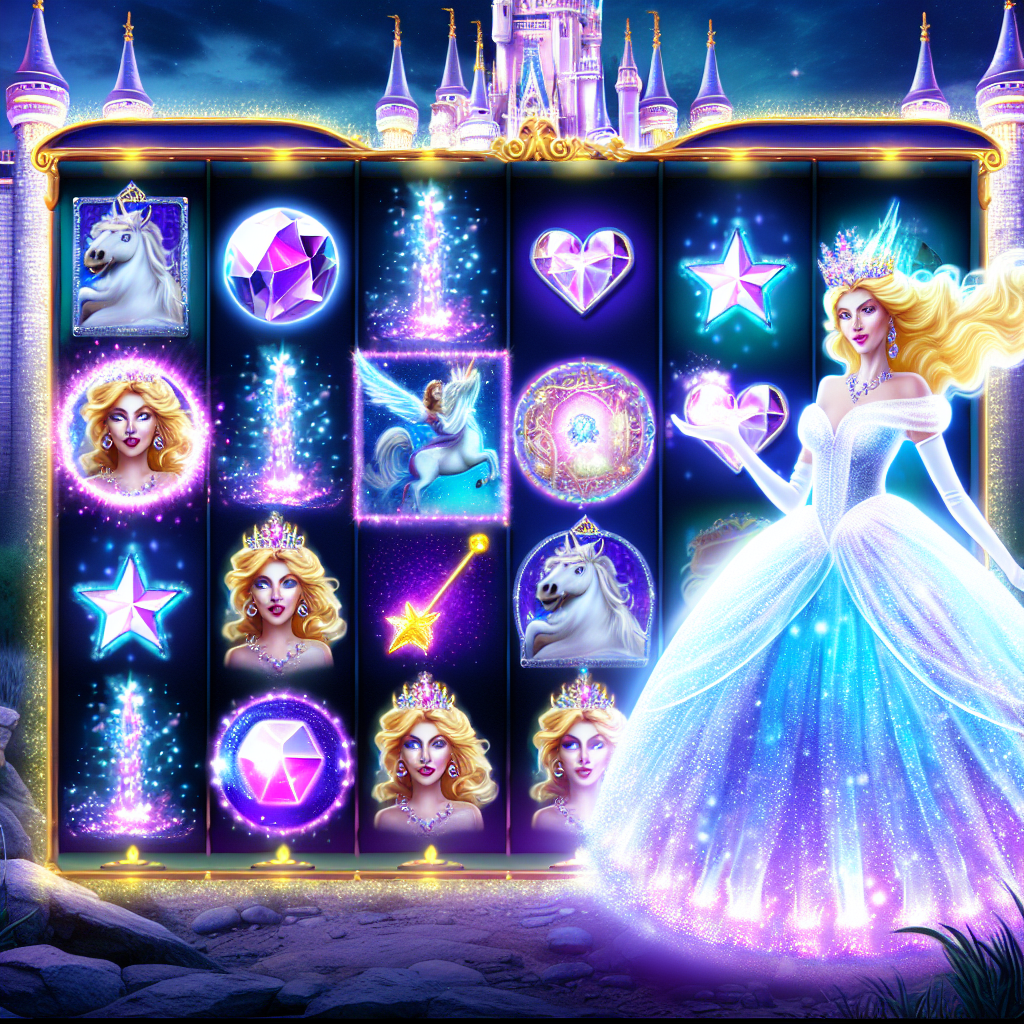 ファンタジーのプリンセスが輝くスロットゲーム。