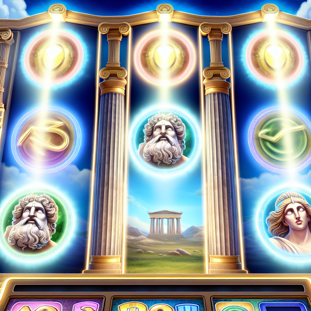 「ギリシャ神話の神々が輝くスロットゲーム。」