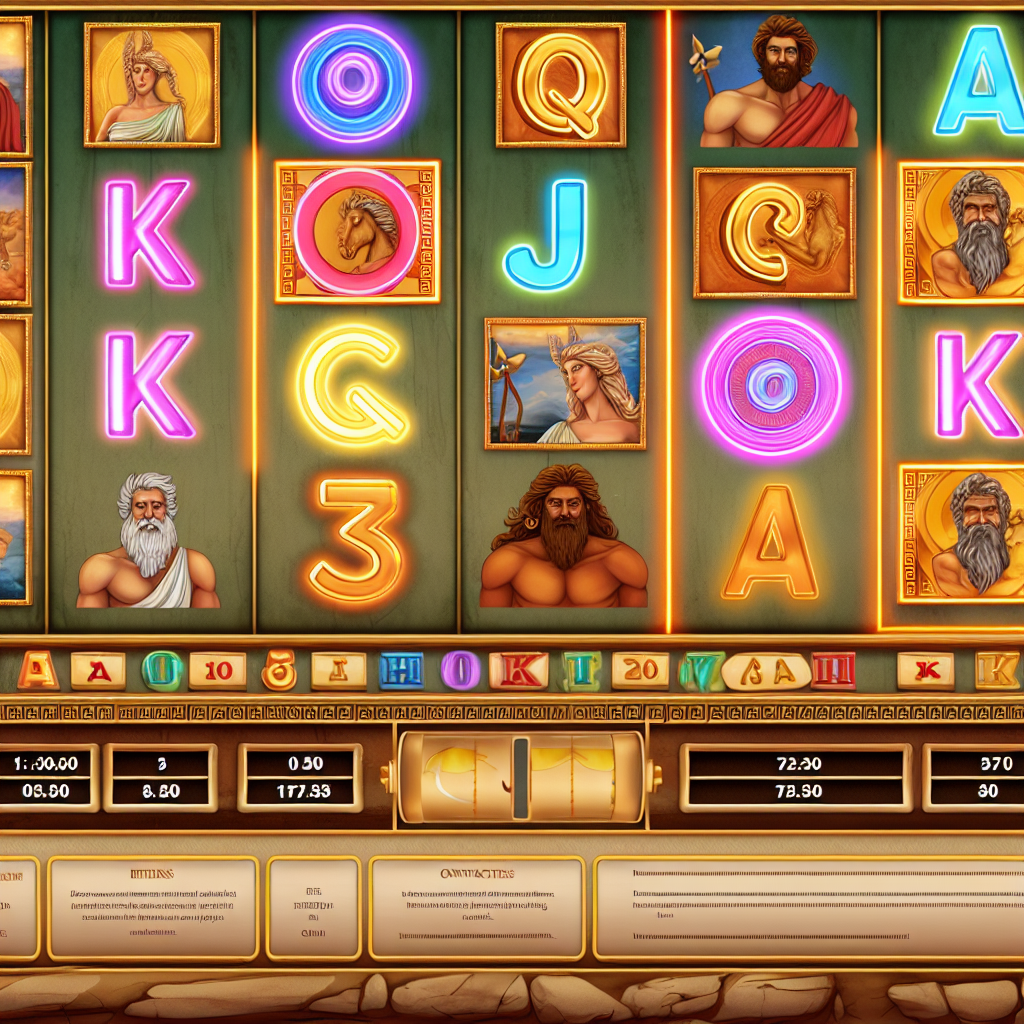 「ギリシャ神話のスロットゲーム攻略図。」