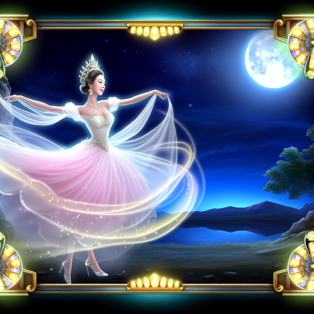 美しいプリンセスが月夜に踊るスロット。