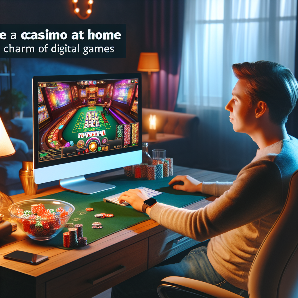 「自宅でカジノ体験、デジタルゲーム魅力。」