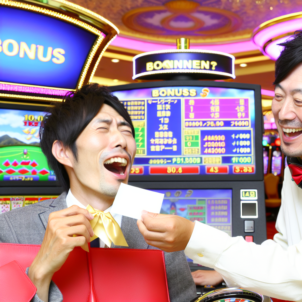「笑顔のプレイヤーがボーナスを受け取る瞬間。」