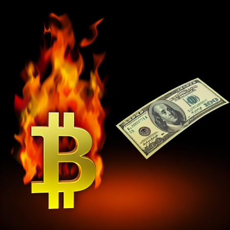 「ビットコイン急落！インフレ加速がもたらす相場の波乱」 

このタイトルは、ビットコインの価格変動とその背景にあるインフレに焦点を当て、読者の関心を引く