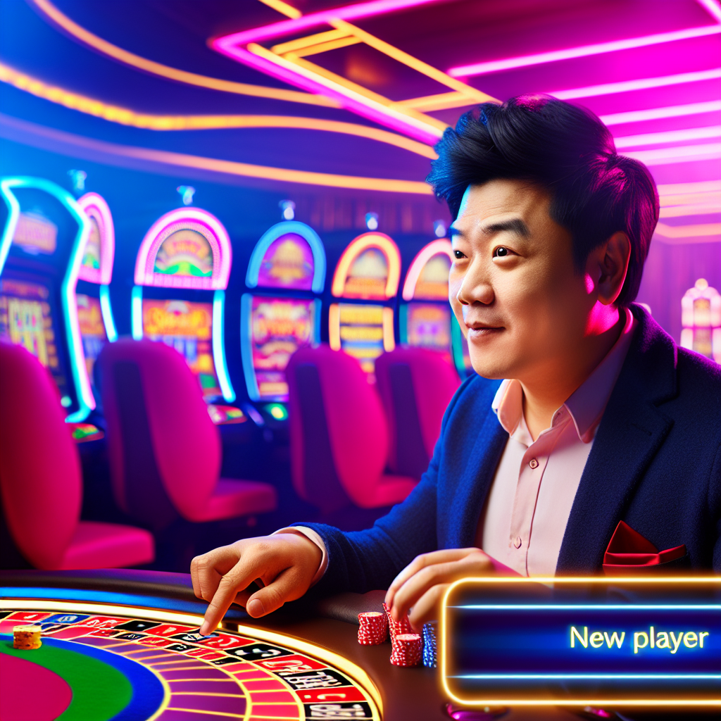 「カジノゲームを楽しむ新規プレイヤー」