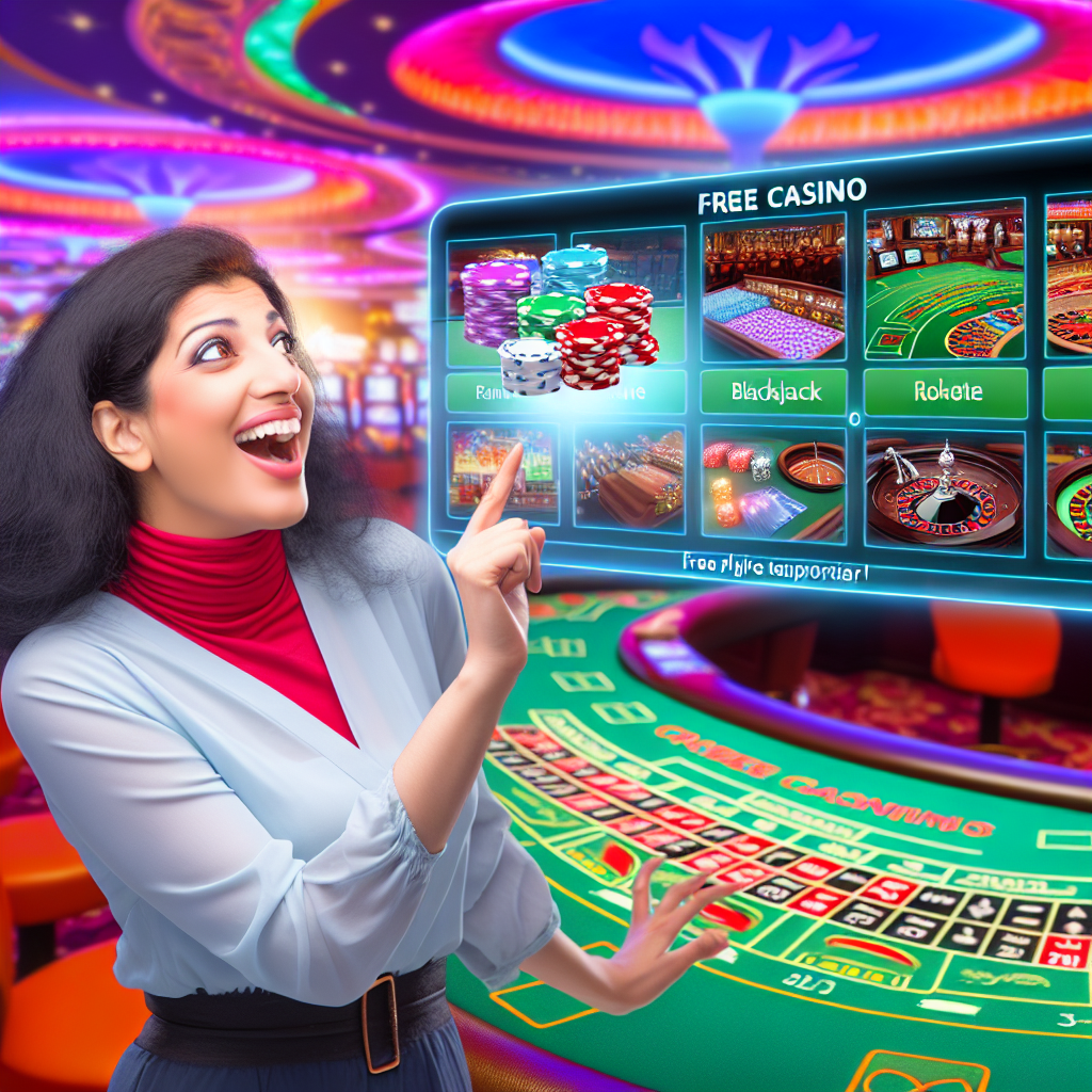 初心者が無料でカジノゲームを楽しむ。