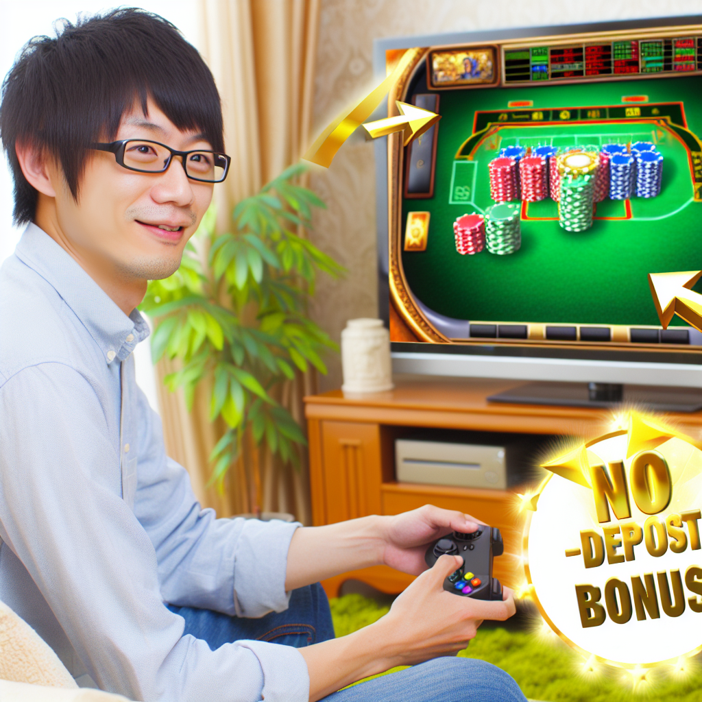「入金不要ボーナスで初心者がゲーム体験。」