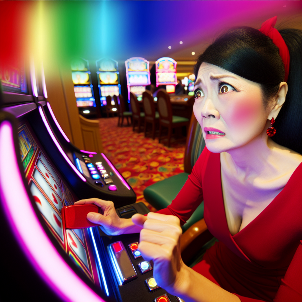 新規プレイヤーがカジノゲームを体験中。