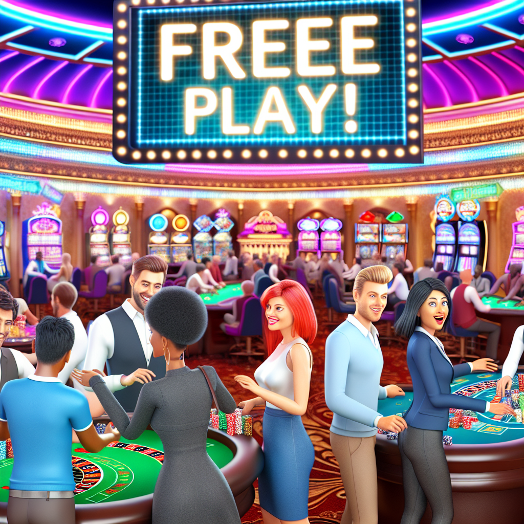 カジノゲーム体験を無料で楽しむチャンス。