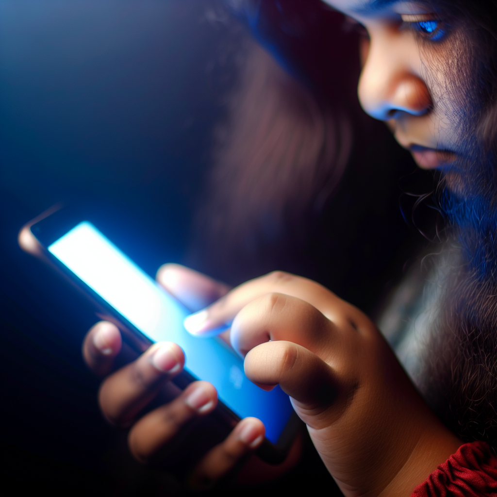 「スマートフォンでボーナスコード入力中の人。」