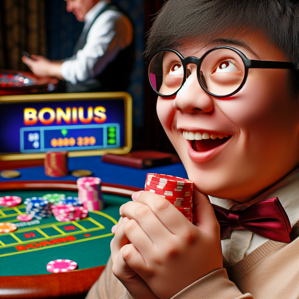 「初心者がボーナスでカジノゲームを楽しむ。」