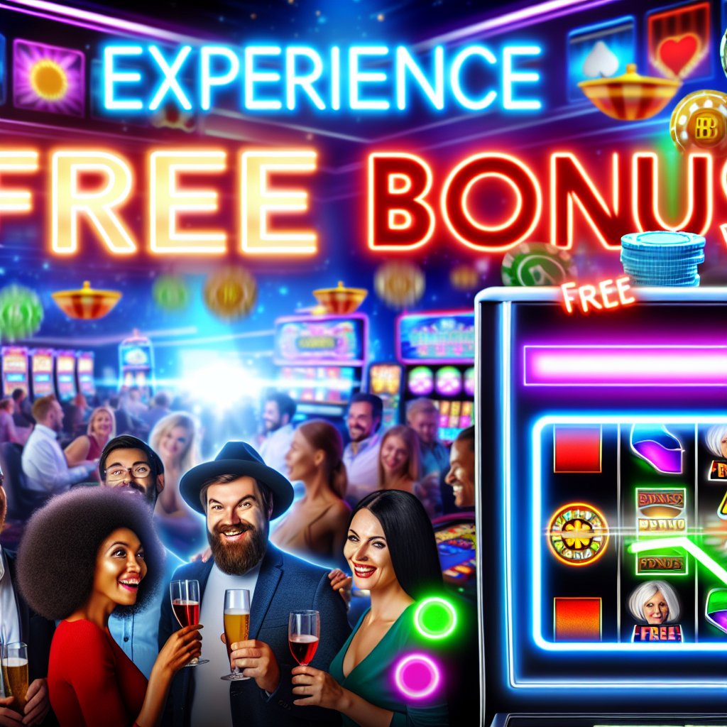 カジノゲームでの無料ボーナス体験。